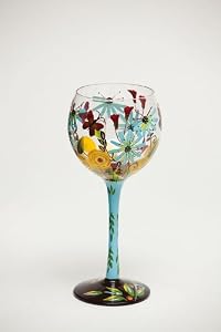 Field of Flowers Stemware Glass