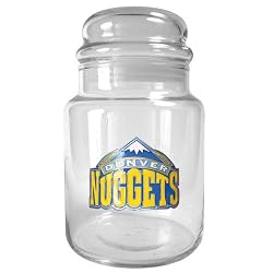 Denver Nuggets NBA 31oz Glass Candy Jar - Primary Logo by Great American Products
