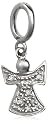 Sterling Silver Diamond Angel Charm