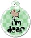 I'm Deaf Pet ID Tag for Dogs and Cats - Dog Tag Art