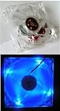 Super Quiet 120mm Crystal Creen Led UV Cooling Fan