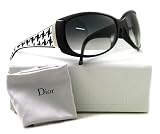 AUTHENTIC CHRISTIAN DIOR SUNGLASSES CD PATTERN BLACK B90LF