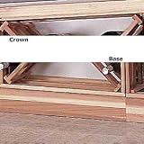 Tool-Free Redwood Wine Rack Kit - Molding For Three Column