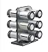 Zevro MSRS1200 Zero Gravity 12-Canister Magnetic Spice Stand