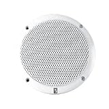 6'' Round Flush-Mount Marine Speakers (Pair)/ Low Magnetic Field