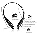 Universal Bluetooth Neckband Headphones S Gear -HV-Digitial 800 Wireless Headset Sweatproof Running Gym Exercise Stereo Earphones Noise Cancelling Earbuds Cordless DARKBLUE
