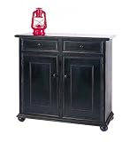 Jayson Cabinet - Black (Black) (35"H x 38"W x 16"D)