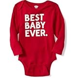 オールドネイビー OLD NAVY/ グラフィックボディスーツ ベビーテクスト ロンパース長袖 0～3ヶ月【並行輸入】