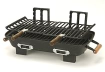 Marsh Allen 30052 Cast Iron Hibachi 10 by 18-Inch Charcoal Grill