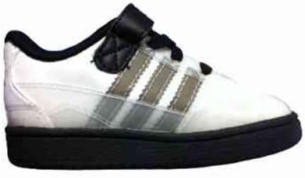Adidas Forum Lo Top Black/White/Gray Infants 9