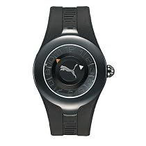 Puma Midsize Posh Analog Black Rubber Watch #PU13475.0220.934