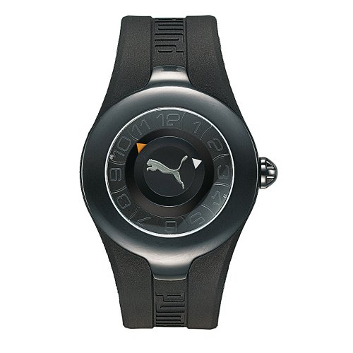 Puma Midsize Posh Analog Black Rubber Watch #PU13475.0220.934