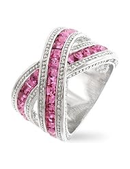 Twisting Pink Band Ring