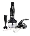 Hinari HHB001 - Kitchen King Multi attachment Hand Blender - black