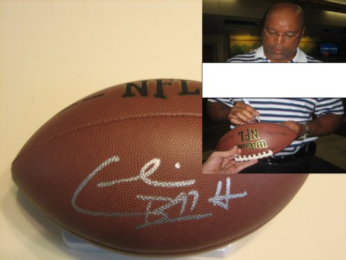 CORNELIUS BENNETT,BUFFALO BILLS,SUPER BOWL,SIGNED,AUTOGRAPHED,NFL FOOTBALL,COA WITH PROOF