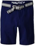 Nautica Boys 8-20 Belted Flat Front S...