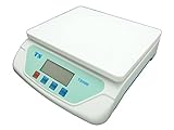【 外国品 測定 も 便利 】 デジタル 台 はかり 1 g ~ 25 kg まで ( 1g 単位 ) 軽 量 なものから 大きな 荷物　まで (25kg, 白)
