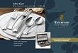 Waterford Monte Clare by Reed & Barton 65-Piece Stainless-Steel Flatware Set with Hostess Set and Chest, Service for 12