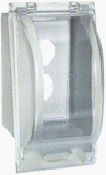 Deep In-Use Vertical Duplex Weatherproof Cover