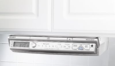 Sony ICF-CD543RM Kitchen CD Clock Radio (Silver)