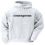 courageous Youth Hooded Sweatshirt (for Kids) WHITE SMALL