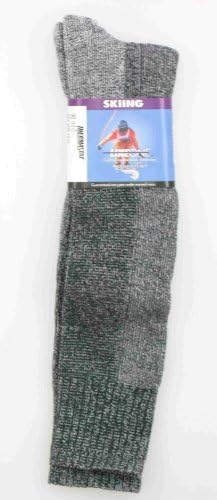 New 2 Pairs Thermastat Skiing OTC Ski Sock Black XL
