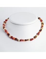 Sterling Silver 18in Multi-Color Freshwater Cultured Pearl Necklace