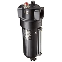 Dixon L17-B00A Norgren Series Micro-Fog Lubricator with Metal Bowl and Sight Glass, 1" Size, 275 SCFM, 1-1/2" Port Size, 250 PSI