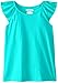Kidtopia Big Girls' A-Line Tank with Flutter Sleeves