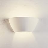 WITTDÜN GIPS WANDLEUCHTE 100W E27 od. 20W PL-ELT E27 GIPSLAMPE