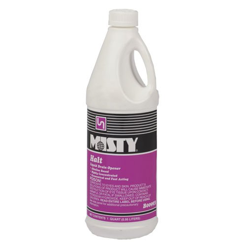 Amrep Misty R993-12 Misty Halt Concentrated Liquid Drain Opener, 3 Gal
