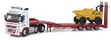 Corgi CC14014 Hauliers of Renown Volvo FH Nooteboom Step frame in J & M Murdoch Livery with Thwaites Dumper Load 1:50 Scale Die Cast Truck