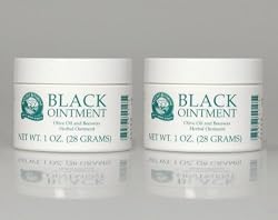 Naturessunshine Black Ointment Olive Oil and Beeswax Herbal Ointment 1 oz. jar (Pack of 2)