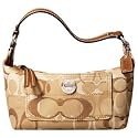 AUTHENTIC COACH CHELSEA OPTIC SIGNATURE SMALL TOP HANDLE POUCH 40629