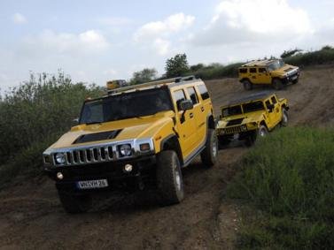 Produkt-Bild: Hummer fahren Erlebnis Gutschein als Geschenk Gutschein - Hummer H2 Offroad selber fahren - 60 min