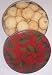 Gourmet Food : Scott's Cakes 1 lb. Coconut Macaroon Cookies in a Holly Tin