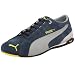 PUMA Men's Repli Cat II US Sneaker,Navy/Gray/Yellow,10.5 M
