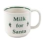 Nikko Ceramics Christmas Giftware Milk for Santa Mug