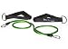 ProSource Stackable Exercise Resistance Band Tube Cords (Green) ProSource Stackable Exercise Resistance Band Tube Cords (Green)