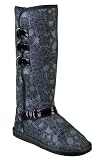 Iron Fist Motopsycho Black Tall Fugg Boots
