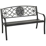 Mosaic Rustic Star Bench