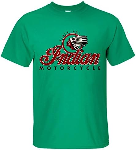 QANG Men's Indian Motorcycles ComfortSoft T-Shirt green L