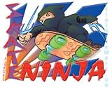 Martial Arts T-shirt - Skate Ninja (White T-shirt) - CHL, CHM, L, M, S, or XL