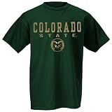 Colorado State Rams Green Collegiate Big Name T-shirt at Football Fanatics