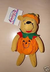 Winnie the Pooh Bean Bag Plush Pumpkin Pooh