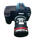 PVC Black Canon Camera Shape 8GB USB 2.0 Flash Memory Pen Drive