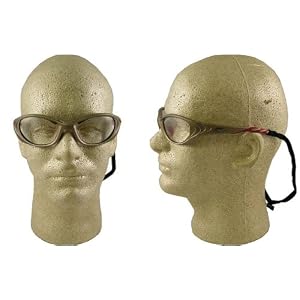AOSafety Fuel2 Safety Glasses - Metallic Gold Frame - Clear AF Lens by AO Safety