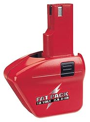 Milwaukee 48-11-0300 Fat Pak 12-Volt 2.5 Amp Hour NiCad Pod Style Battery