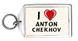 I Love Anton Chekhov Keychain