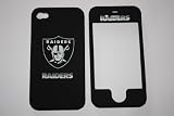 Licensed Oakland Raiders football Apple iPhone 4 Faceplate Hard Cell Protector Case Housing Cover Snap On NEW !!